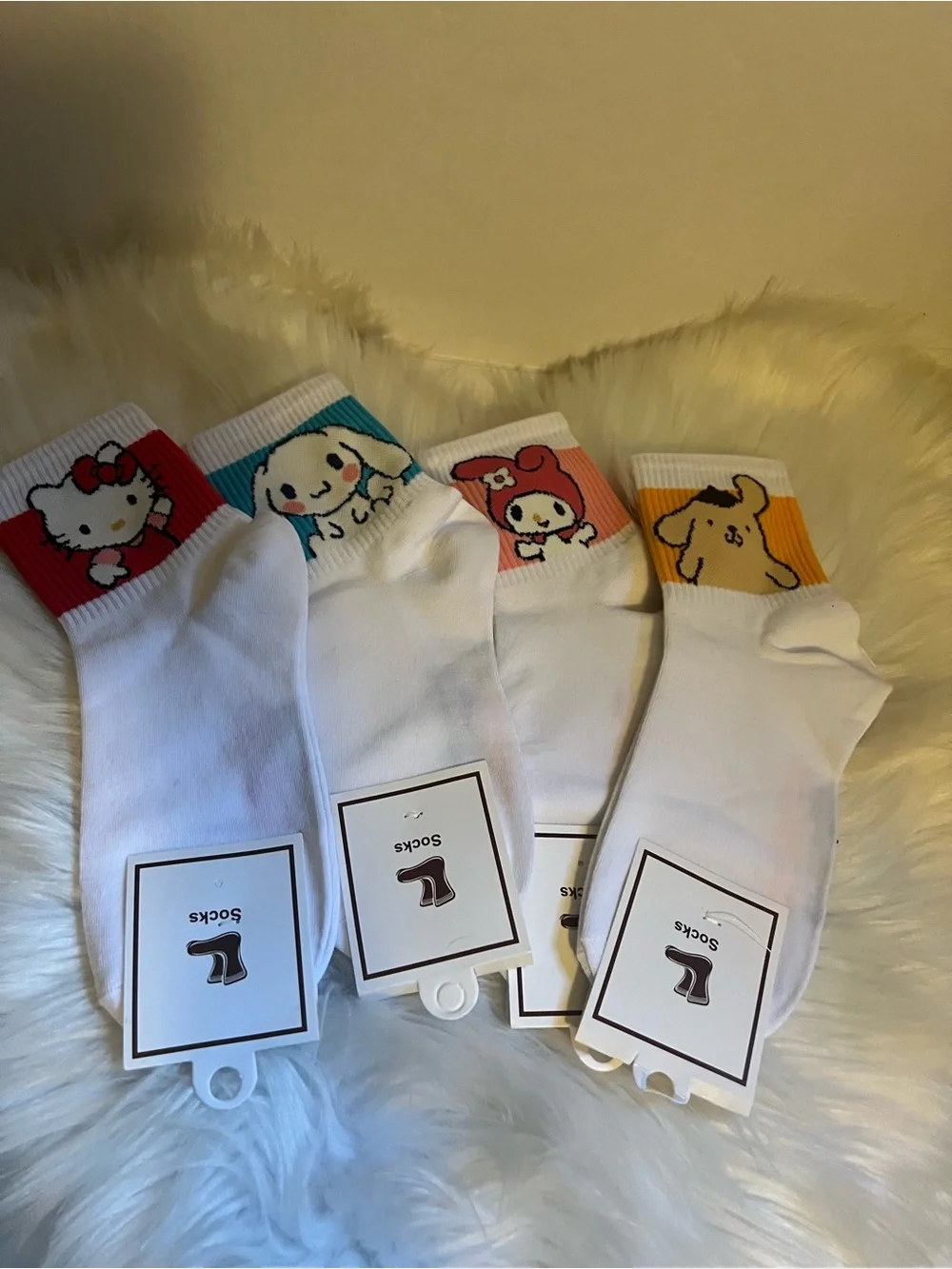 Hello kitty and friend’s socks